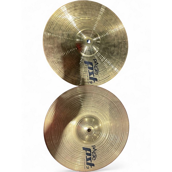 Used Paiste 13in PST3 Hi Hat Pair Cymbal
