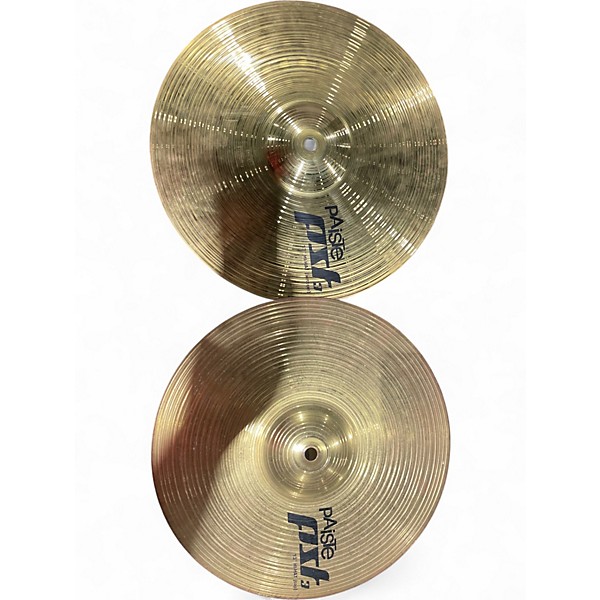 Used Paiste 13in PST3 Hi Hat Pair Cymbal