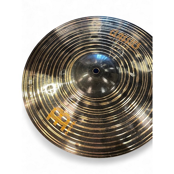 Used MEINL 14in Classic Custom Medium Hi Hat Pair Cymbal