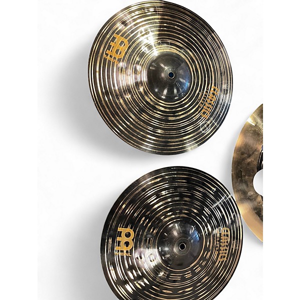 Used MEINL 14in Classic Custom Medium Hi Hat Pair Cymbal