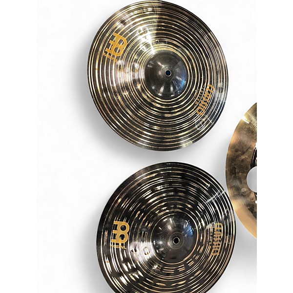 Used MEINL 14in Classic Custom Medium Hi Hat Pair Cymbal