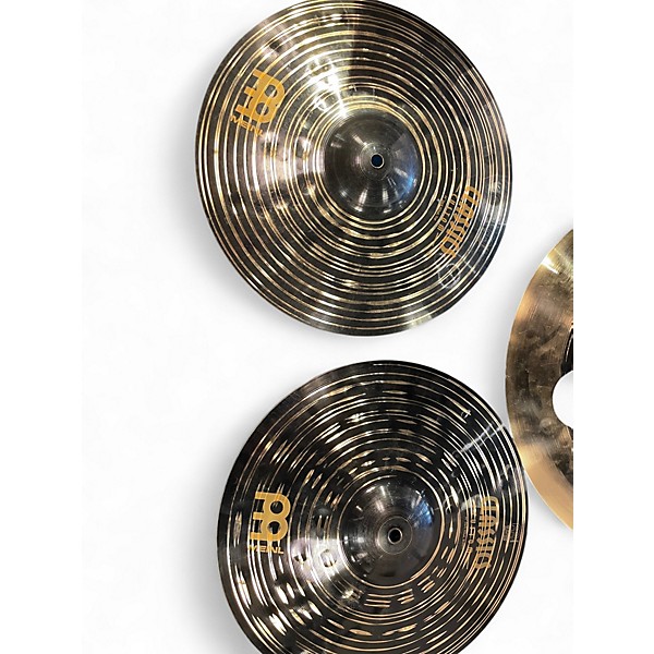 Used MEINL 14in Classic Custom Medium Hi Hat Pair Cymbal
