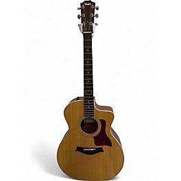 Used Taylor 214CE Natural Acoustic Electric Guitar