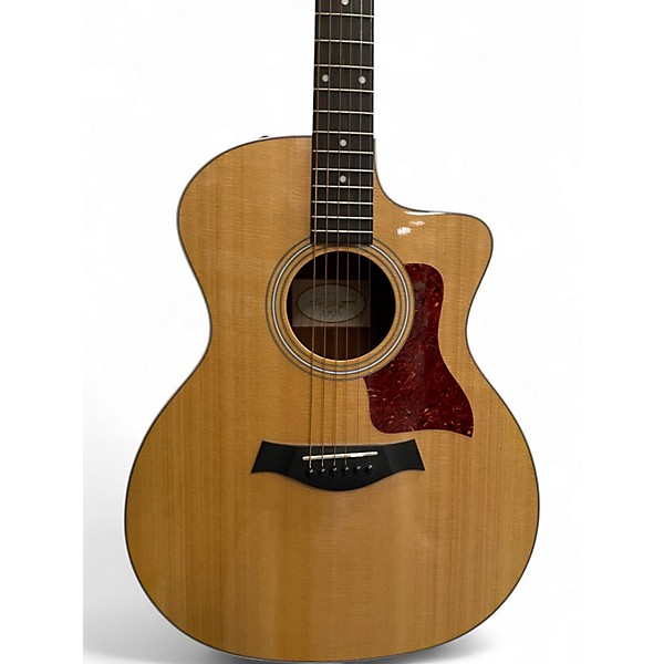 Used Taylor 214CE Natural Acoustic Electric Guitar