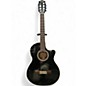 Used Fender CN-240SCE Thinline Black Classical Acoustic Electric Guitar thumbnail
