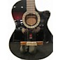 Used Fender CN-240SCE Thinline Black Classical Acoustic Electric Guitar