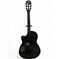 Used Fender CN-240SCE Thinline Black Classical Acoustic Electric Guitar