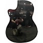 Used Fender CN-240SCE Thinline Black Classical Acoustic Electric Guitar