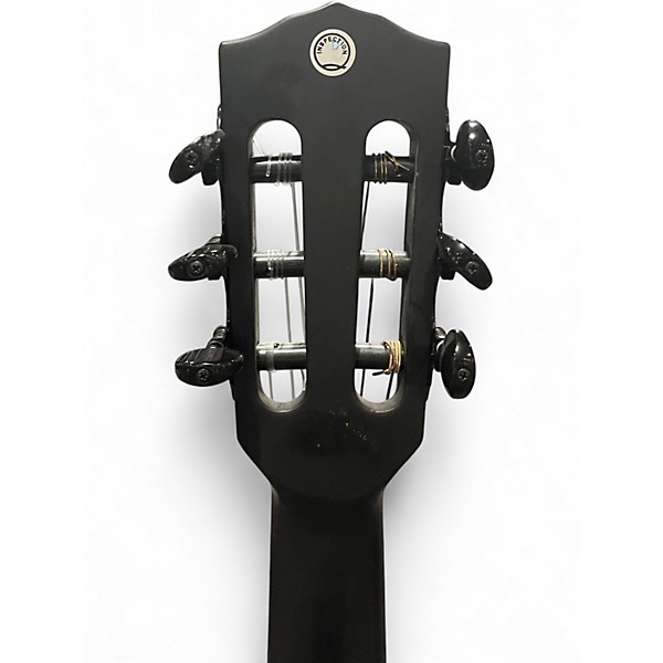 Used Fender CN-240SCE Thinline Black Classical Acoustic Electric Guitar