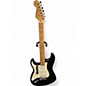 Used Fender American Standard Stratocaster Left Handed Black and White Electric Guitar thumbnail