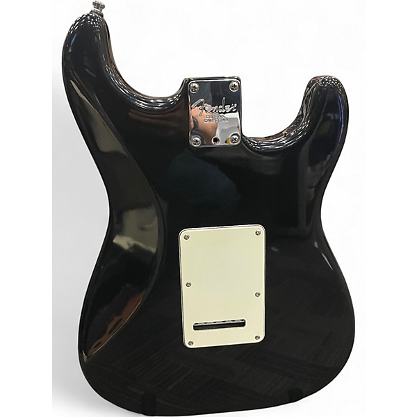 Used Fender American Standard Stratocaster Left Handed Black and White Electric Guitar