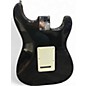 Used Fender American Standard Stratocaster Left Handed Black and White Electric Guitar