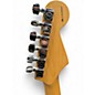 Used Fender American Standard Stratocaster Left Handed Black and White Electric Guitar
