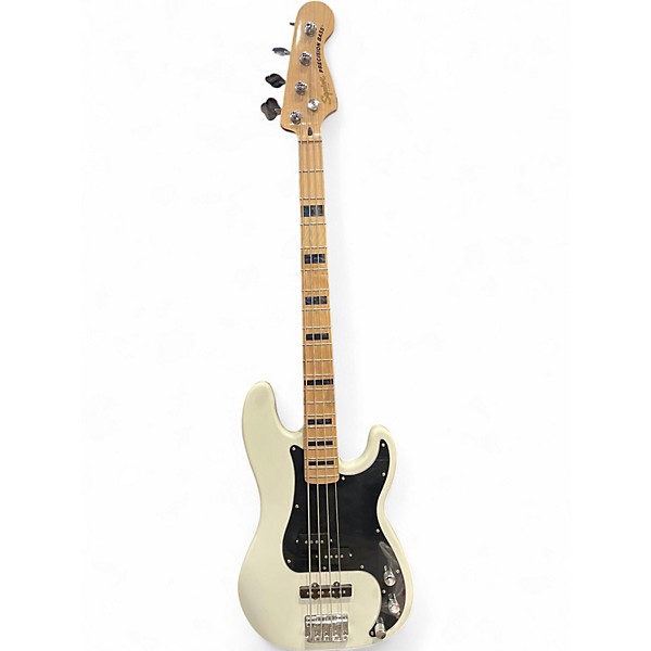 Used Squier PRECISION BASS PJ Olympic White Electric Bass Guitar