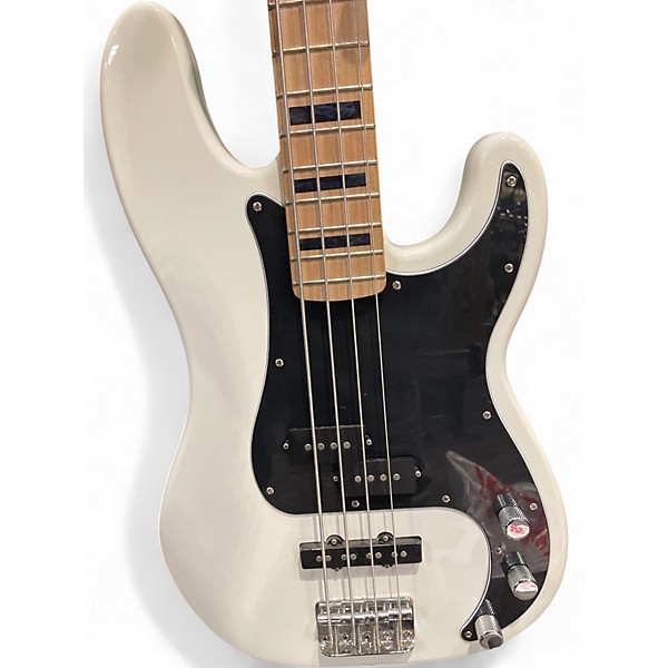 Used Squier PRECISION BASS PJ Olympic White Electric Bass Guitar