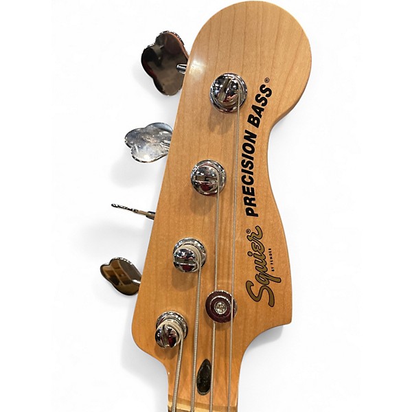 Used Squier PRECISION BASS PJ Olympic White Electric Bass Guitar