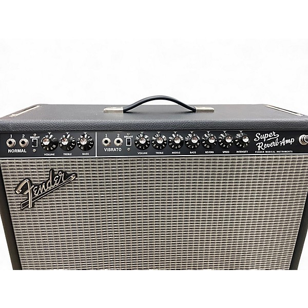 Used Fender Super Reverb 4x10 Tube Guitar Combo Amp