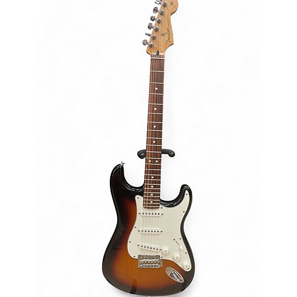 Used Fender Player Stratocaster 3 Color Sunburst Solid Body Electric Guitar
