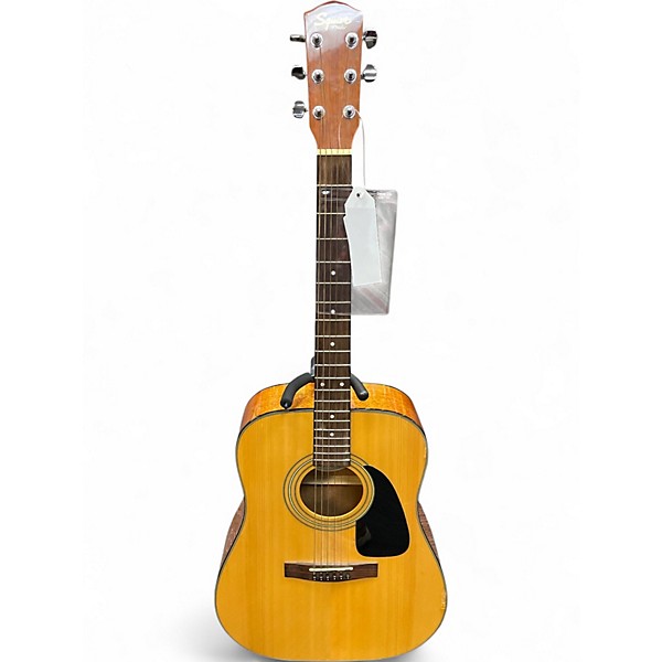 Used Squier SD-8S Natural Acoustic Guitar