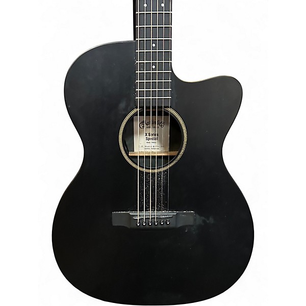 Used Martin 000XC Black Acoustic Electric Guitar