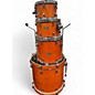 Used Yamaha 4 Piece Stage Custom HONEY AMBER Drum Kit thumbnail