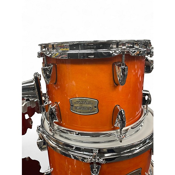 Used Yamaha 4 Piece Stage Custom HONEY AMBER Drum Kit