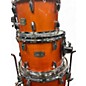 Used Yamaha 4 Piece Stage Custom HONEY AMBER Drum Kit