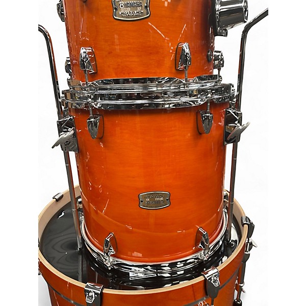 Used Yamaha 4 Piece Stage Custom HONEY AMBER Drum Kit