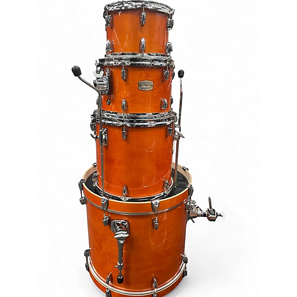 Used Yamaha 4 Piece Stage Custom HONEY AMBER Drum Kit