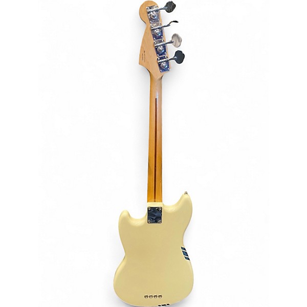Used Fender Pawn Shop Mustang Bass Olympic White Electric Bass Guitar