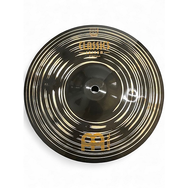 Used MEINL 10in CLASSIC CUSTOM DARK SPLASH Cymbal