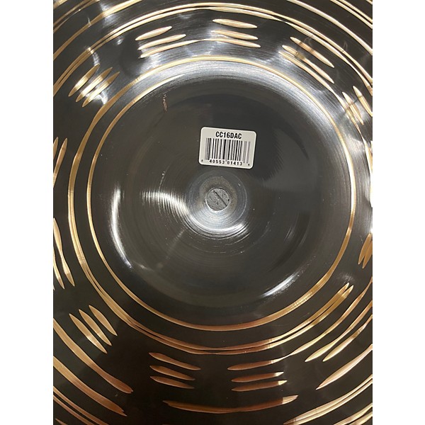 Used MEINL 16in CLASSIC CUSTOM DARK CRASH Cymbal
