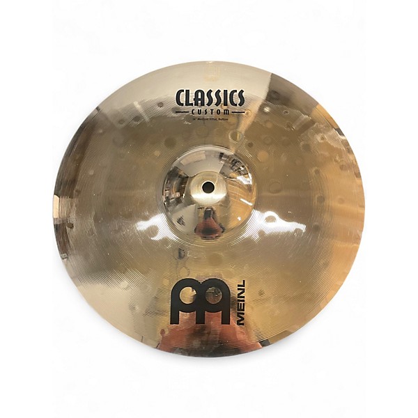 Used MEINL 14in CLASSICS CUSTOM MEDIUM HI-HAT PAIR Cymbal