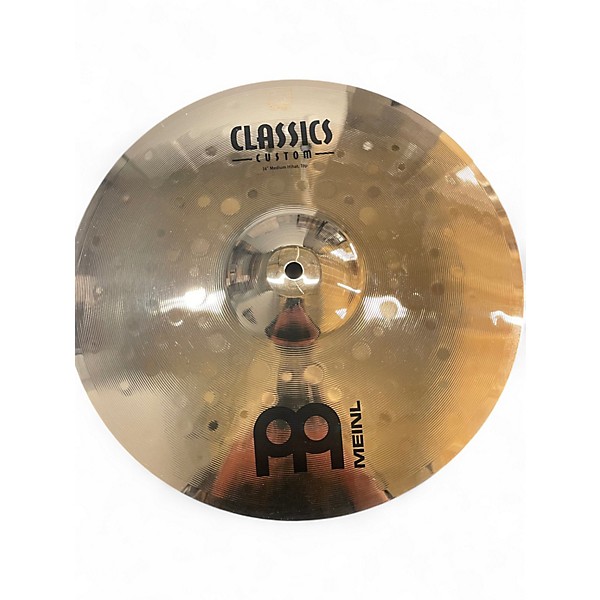 Used MEINL 14in CLASSICS CUSTOM MEDIUM HI-HAT PAIR Cymbal