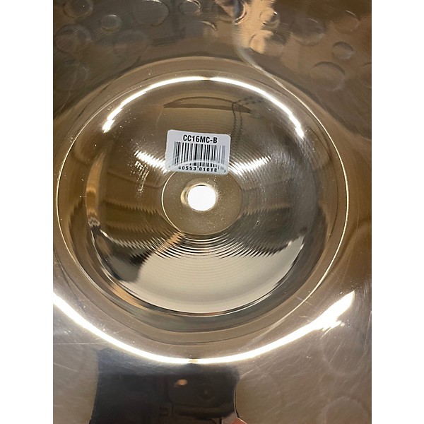 Used MEINL 16in CLASSICS CUSTOM MEDIUM CRASH Cymbal