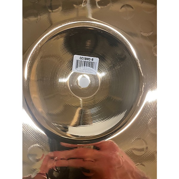 Used MEINL 18in CLASSICS CUSTOM MEDIUM CRASH Cymbal