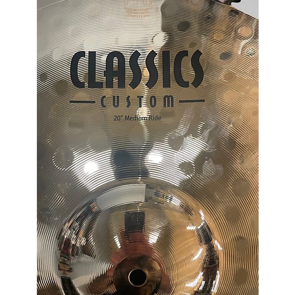 Used MEINL 20in CLASSICS CUSTOM MEDIUM RIDE Cymbal