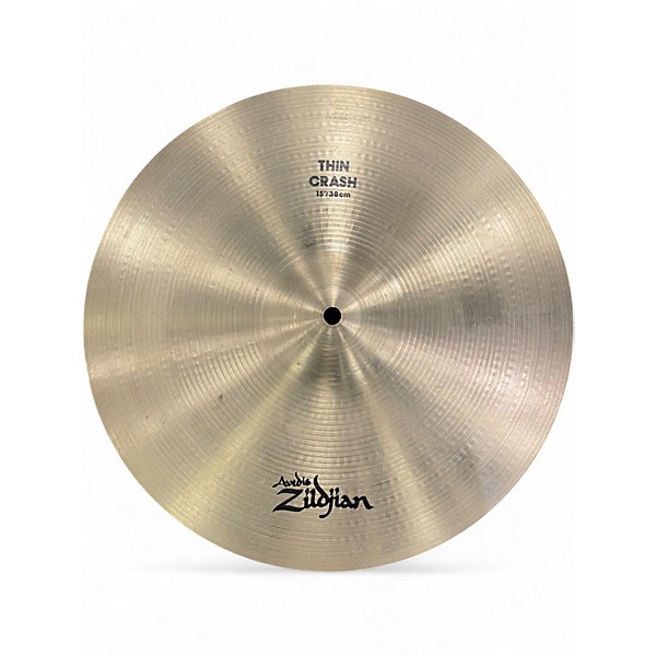 Used Zildjian 15in AVEDIS THIN CRASH Cymbal