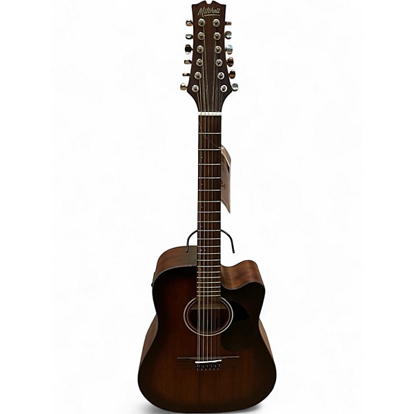 Used Mitchell T331TCE Tobacco Burst 12 String Acoustic Electric Guitar