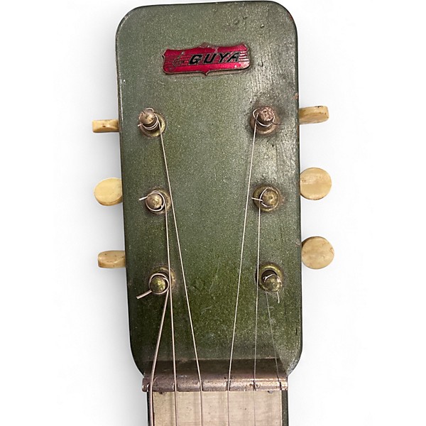 Vintage 1960s Guya Lap Steel Green gray Lap Steel