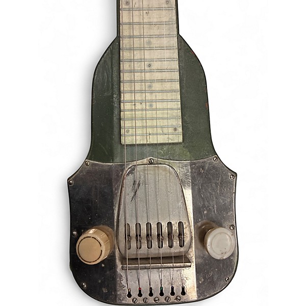 Vintage 1960s Guya Lap Steel Green gray Lap Steel