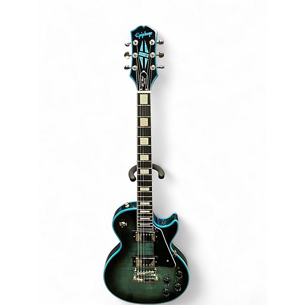 Used Epiphone LES PAUL CUSTOM WIDOW INDIGO BURST Solid Body Electric Guitar