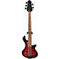 Used Lore Crow Designs LCB 001 Trans Red Electric Bass Guitar thumbnail
