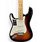 Used Fender Player Stratocaster Left Handed Sunburst Solid Body Electric Guitar
