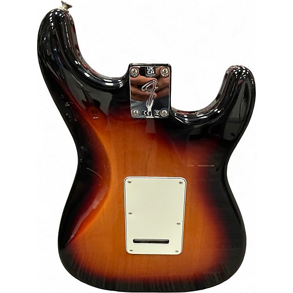 Used Fender Player Stratocaster Left Handed Sunburst Solid Body Electric Guitar
