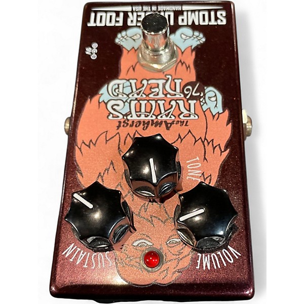 Used Stomp Under Foot RAMS '76 HEAD Effect Pedal