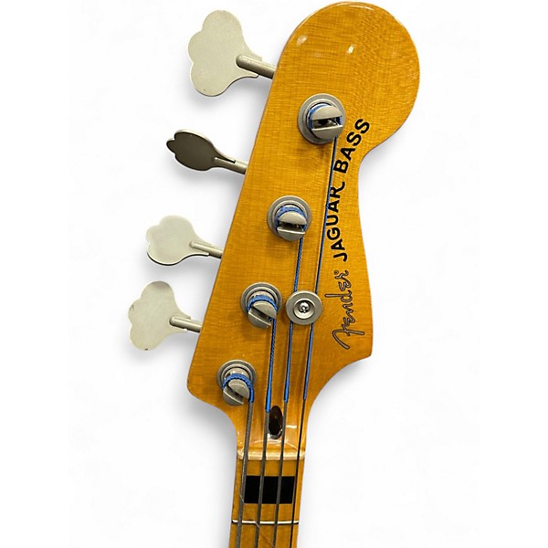 Used Fender Modern Player Jaguar Bass Black Electric Bass Guitar