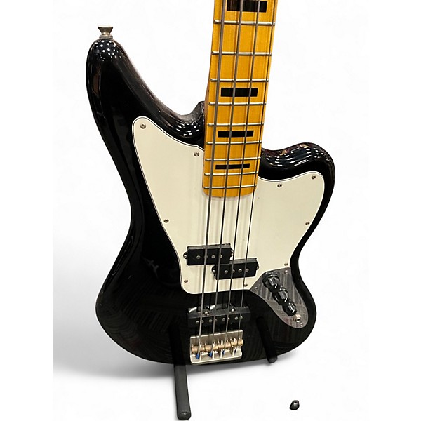 Used Fender Modern Player Jaguar Bass Black Electric Bass Guitar