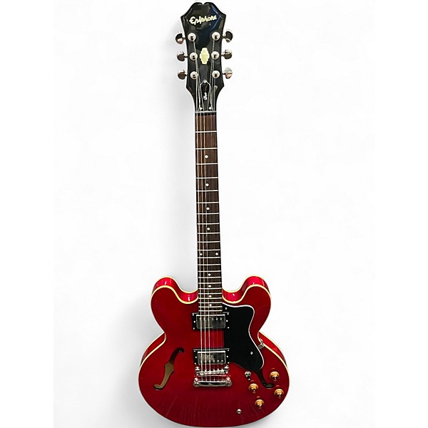 Used Epiphone Dot Cherry Hollow Body Electric Guitar