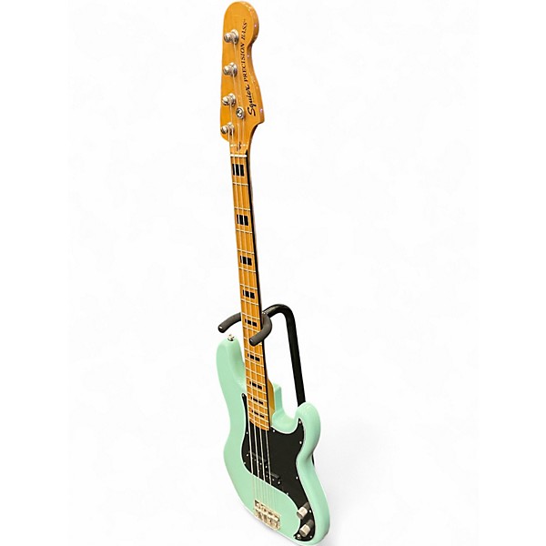 Used Squier Classic Vibe 1970S Precision Bass Surf Green Electric Bass Guitar